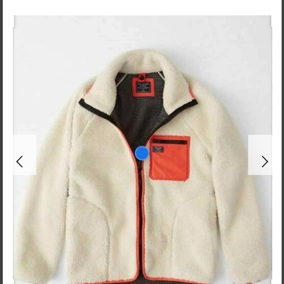 Abecrombie & Fitch Retro Faux Fur Heavy Sweater size Small for Men Unisex - Picture 11 of 11